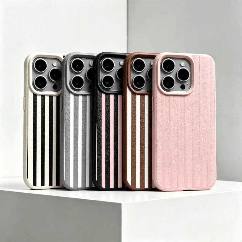 Vivo Y28 - Coque à rayures colorées pour VIVO