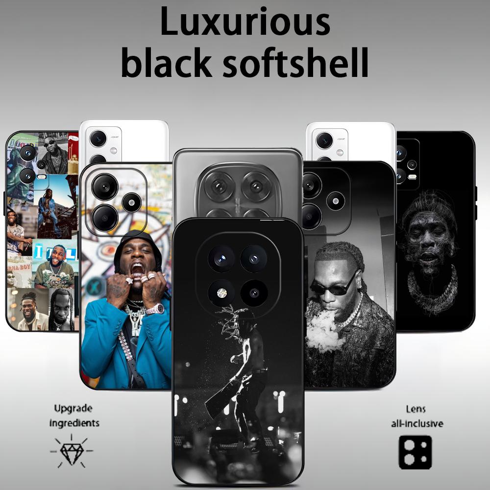 Xiaomi Redmi Note 14 - Coque de téléphone Burna Boy pour